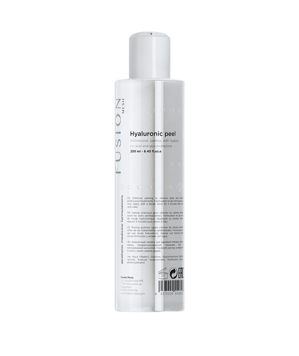 FUSION hyaluronic peel, 250 ml
