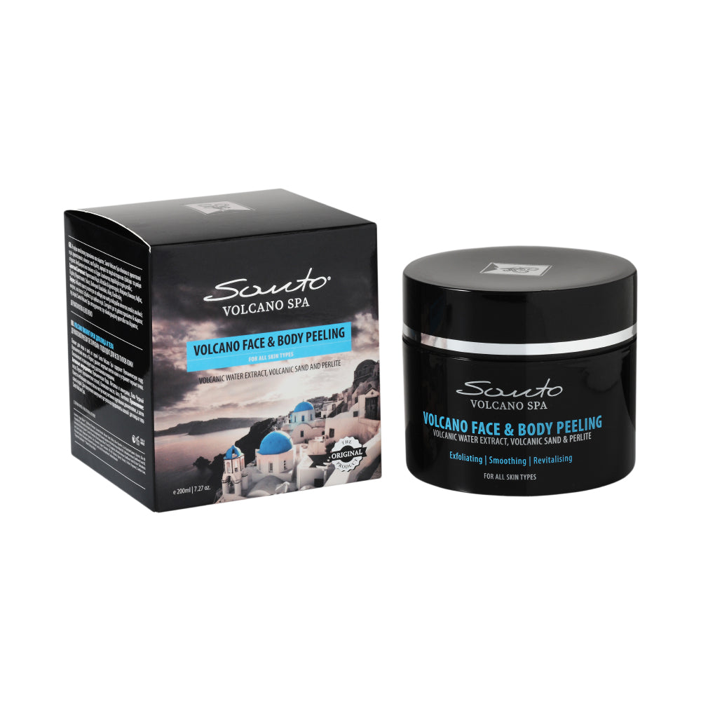 SANTO VOLCANO SPA peeling til ansigt og krop, 200 ml